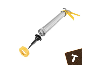 Pistolet do silikonu 600 ml + 5 dysz + 5 szpatułek