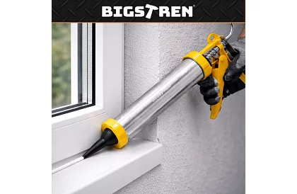 Pistolet do silikonu 600 ml + 5 dysz + 5 szpatułek