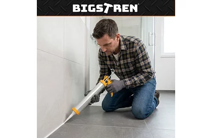 Pistolet do silikonu 600 ml + 5 dysz + 5 szpatułek