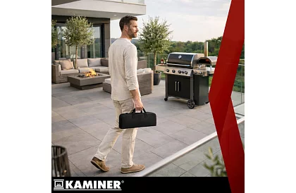 Narzędzia do grillowania ze stali nierdzewnej - 6-częściowy zestaw