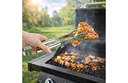 Narzędzia do grillowania ze stali nierdzewnej - 6-częściowy zestaw