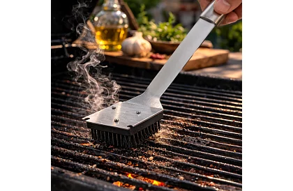 Narzędzia do grillowania ze stali nierdzewnej - 6-częściowy zestaw