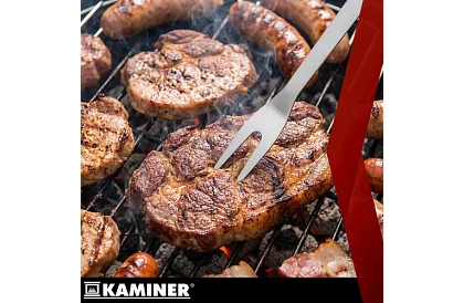 Narzędzia do grillowania ze stali nierdzewnej - 5-częściowy zestaw