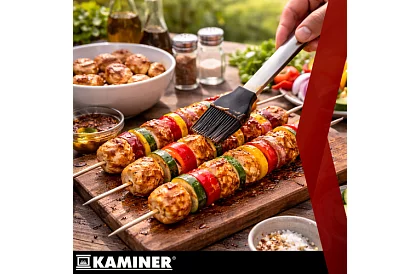 Narzędzia do grillowania ze stali nierdzewnej - 5-częściowy zestaw