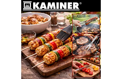 Narzędzia do grillowania ze stali nierdzewnej - 5-częściowy zestaw