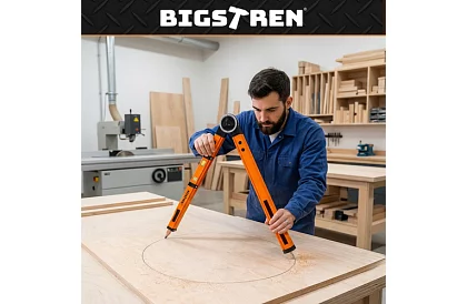 Regulowany kątomierz stolarski z poziomicą