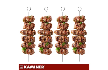 Narzędzia do grillowania ze stali nierdzewnej - 9-częściowy zestaw