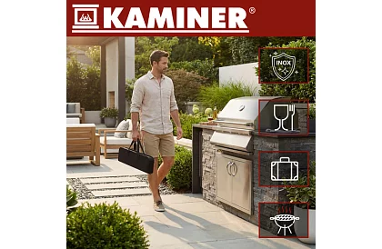 Narzędzia do grillowania ze stali nierdzewnej - 9-częściowy zestaw