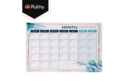 Magnetyczny planner na lodówkę 30 × 40 cm