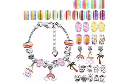 Zestaw do wyrobu biżuterii – 107 szt.