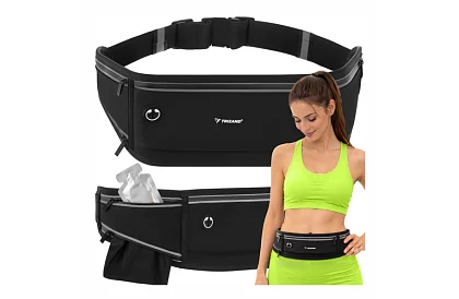 Biegowa sportowa nerka TRIZAND – czarna