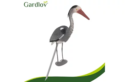 Dekoracje ogrodowe – czapla 66 cm