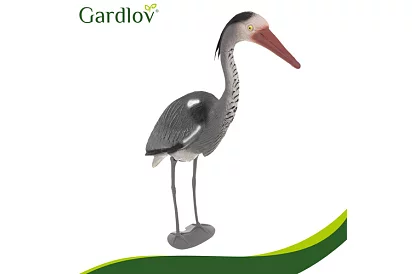 Dekoracje ogrodowe – czapla 66 cm