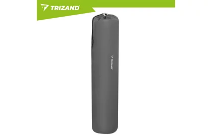 Składane krzesło wędkarskie z podłokietnikami - szaro-czarne