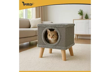 Drapak i legowisko dla kotów 38 × 32 × 32 cm