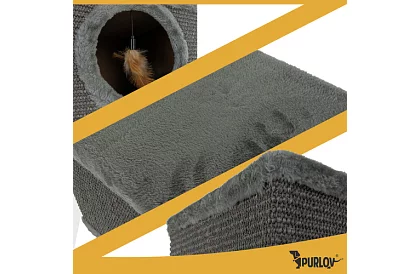 Drapak i legowisko dla kotów 38 × 32 × 32 cm