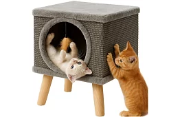 Drapak i legowisko dla kotów 38 × 32 × 32 cm
