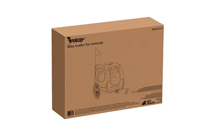 Wózek za rower do transportu zwierząt – do 40 kg