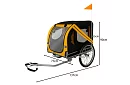 Wózek za rower do transportu zwierząt – do 40 kg