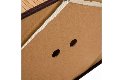 Kosz na pranie z bambusa – dwukomorowy 100 L