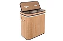 Kosz na pranie z bambusa – dwukomorowy 100 L