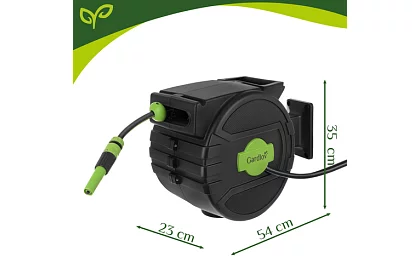 Zwijacz ścienny na wąż – automatyczny bęben z wężem 20 m