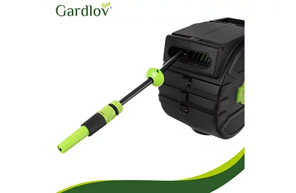 Zwijacz ścienny na wąż – automatyczny bęben z wężem 20 m