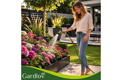 Zwijacz ścienny na wąż – automatyczny bęben z wężem 20 m