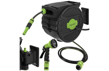 Zwijacz ścienny na wąż – automatyczny bęben z wężem 20 m