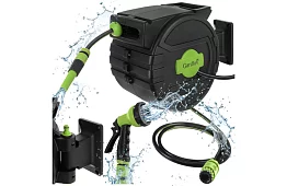 Zwijacz ścienny na wąż – automatyczny bęben z wężem 20 m