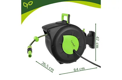 Zwijacz ścienny na wąż – automatyczny bęben z wężem 30 m