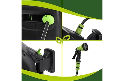 Zwijacz ścienny na wąż – automatyczny bęben z wężem 30 m