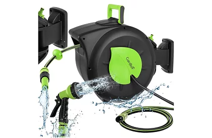 Zwijacz ścienny na wąż – automatyczny bęben z wężem 30 m