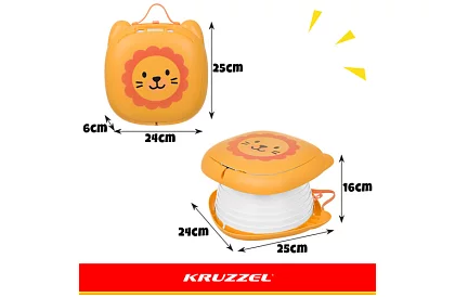 Dziecięcy podróżny składany nocnik + worki higieniczne