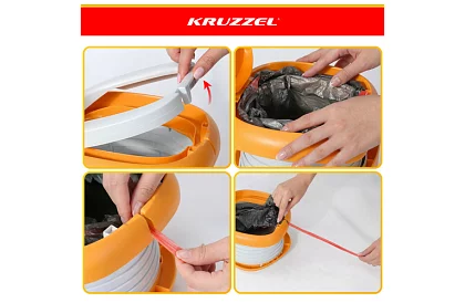 Dziecięcy podróżny składany nocnik + worki higieniczne