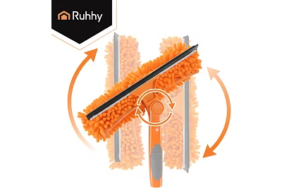 Telescopowa ściągaczka do okien z mopem 3 w 1