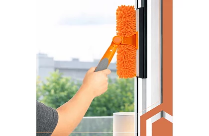 Telescopowa ściągaczka do okien z mopem 3 w 1