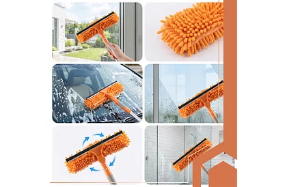 Telescopowa ściągaczka do okien z mopem 3 w 1