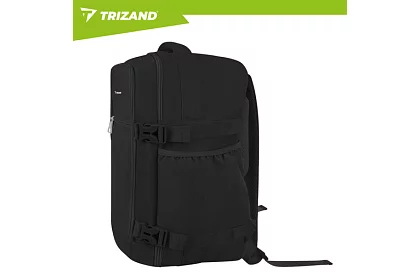 Plecak podręczny 2 w 1 – bagaż podręczny do samolotu 40 × 20 × 25 cm – czarny