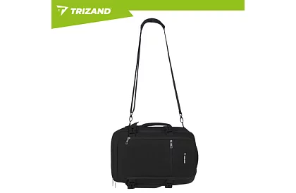 Plecak podręczny 2 w 1 – bagaż podręczny do samolotu 40 × 20 × 25 cm – czarny