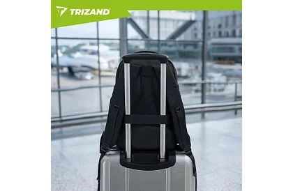 Plecak podręczny 2 w 1 – bagaż podręczny do samolotu 40 × 20 × 25 cm – czarny