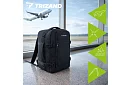Plecak podręczny 2 w 1 – bagaż podręczny do samolotu 40 × 20 × 25 cm – czarny