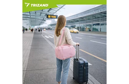 Plecak podręczny 2 w 1 – bagaż podręczny do samolotu 40 × 20 × 25 cm – różowy