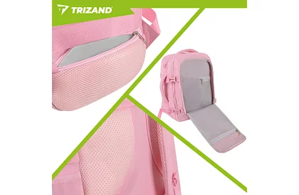 Plecak podręczny 2 w 1 – bagaż podręczny do samolotu 40 × 20 × 25 cm – różowy