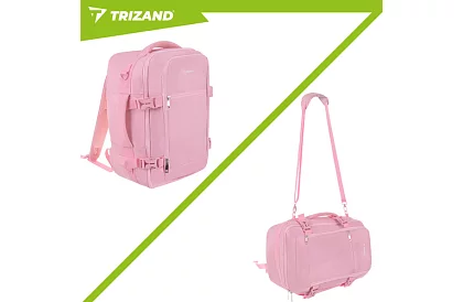 Plecak podręczny 2 w 1 – bagaż podręczny do samolotu 40 × 20 × 25 cm – różowy