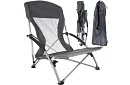Składane krzesło kempingowe – szare