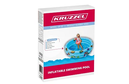 Basen dmuchany z miękkim dnem dla dzieci