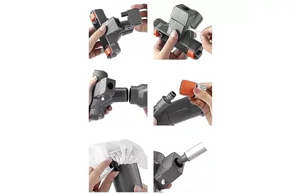 Zestaw odkurzacza basenowego 2 w 1 – odkurzacz + siatka