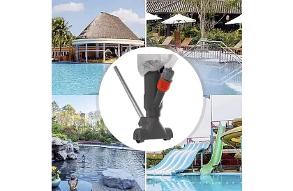 Zestaw odkurzacza basenowego 2 w 1 – odkurzacz + siatka