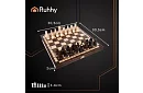 Drewniane szachy z grabu – elegancka klasyka w walizce